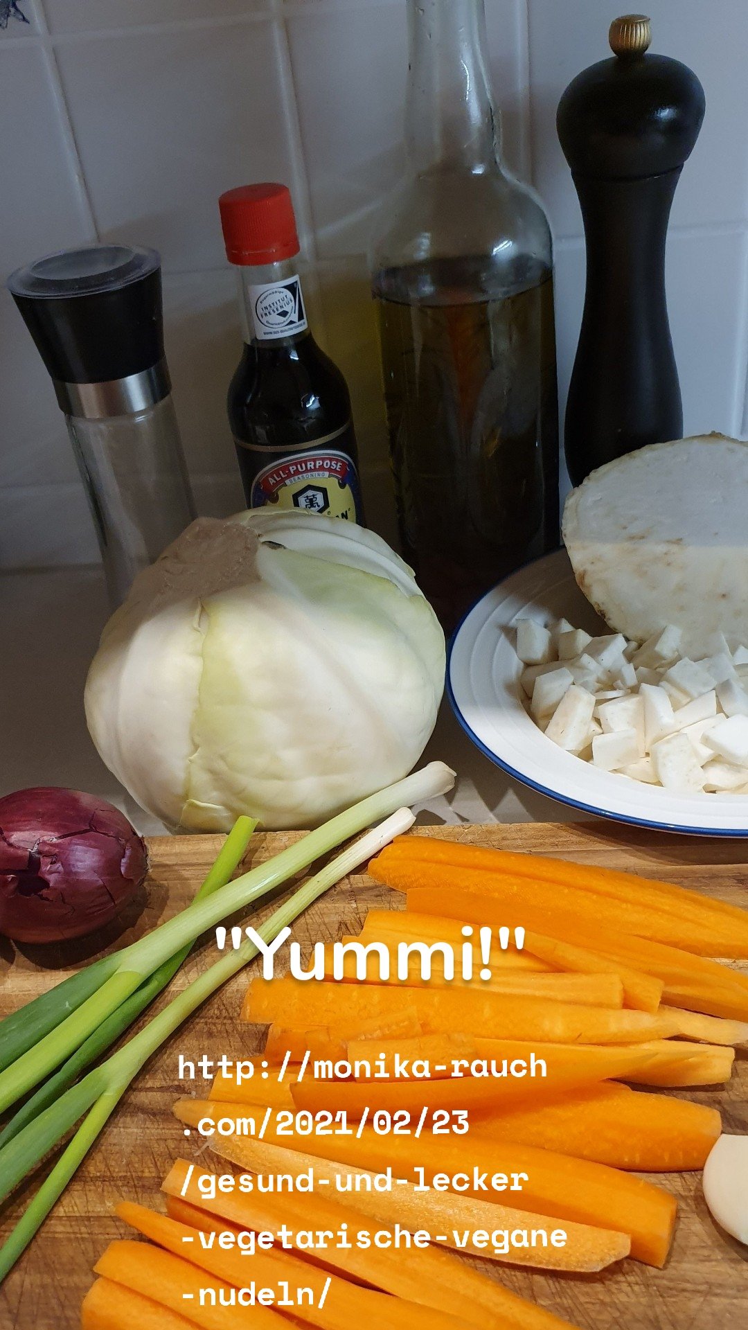 "Yummi!" https://monika-rauch.com/2021/02/23/gesund-und-lecker-vegetarische-vegane-nudeln/