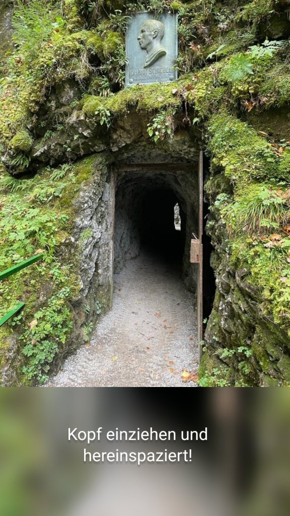 Kopf einziehen und hereinspaziert!